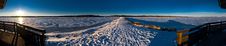 Sea Gulf Covered With Ice Royalty Free Stock Photos Sea Gulf Covered With Ice Royalty Free Stock Photos