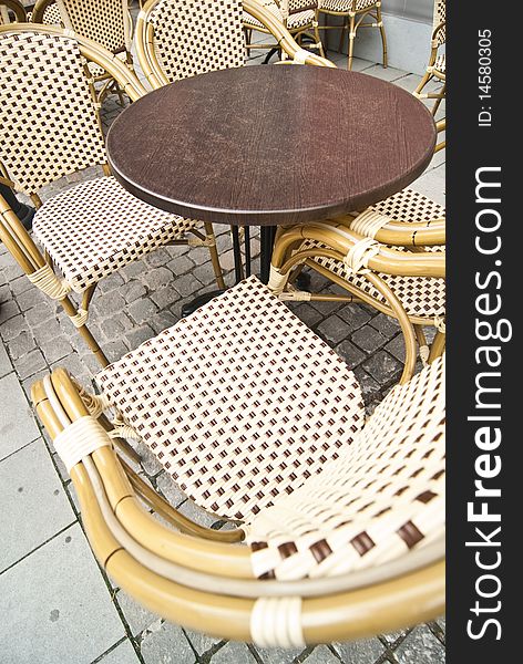 Table and chairs for sunny days and enjoying life. Table and chairs for sunny days and enjoying life