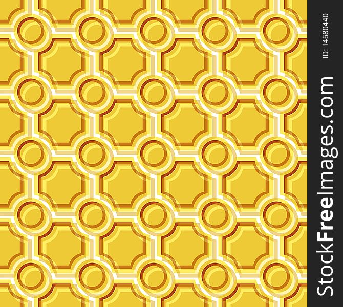 Seamless pattern with yellow tiles. Seamless pattern with yellow tiles