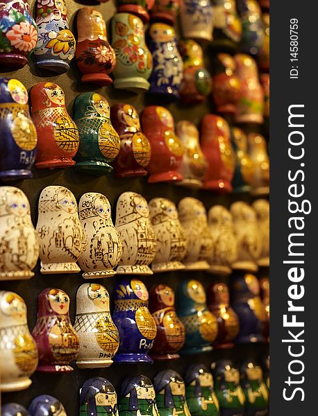 Russian famest doll have sold in Prague. Russian famest doll have sold in Prague