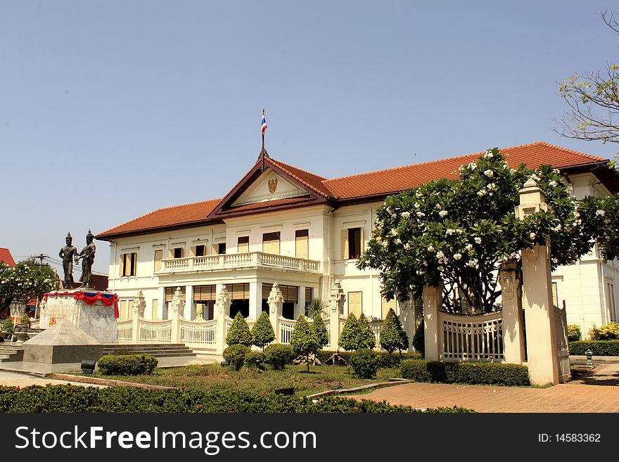 Thailand stye government city hall