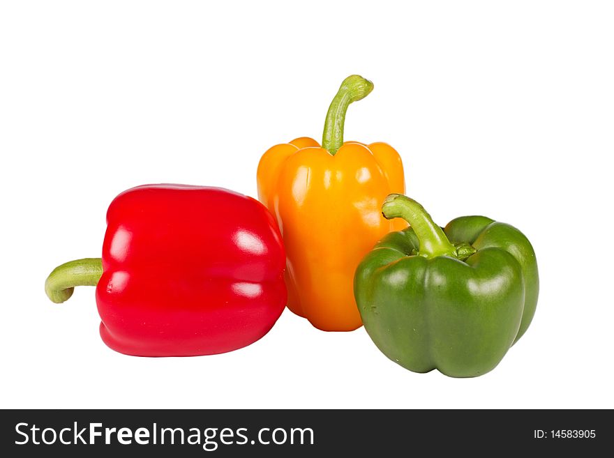Three Colorful Pepper