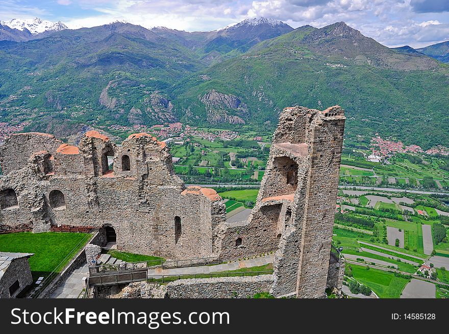 Susa valley, view from St. Michael abbey