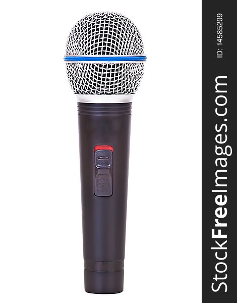 Microphone isolated on a white background