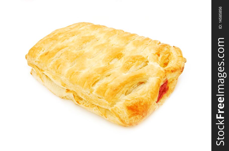 Puff pastry with morello cherry