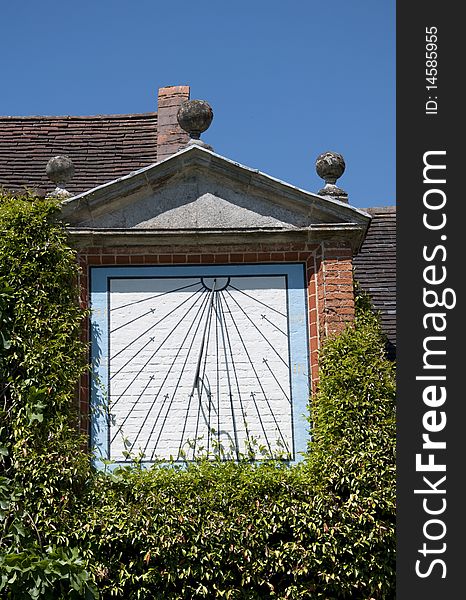 Sundial At Packwood House