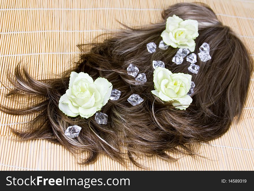 Beautiful shiny healthy style hair. Beautiful shiny healthy style hair