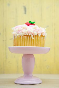 Strawberry Cupcake Royalty Free Stock Photography