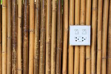 Background With White Bamboo Stock Photography Background With White Bamboo Stock Photography