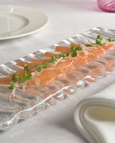 Cured Rainbow Trout Stock Photo