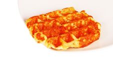 Baked Waffle Royalty Free Stock Images Baked Waffle Royalty Free Stock Images