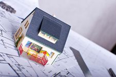 Model House Royalty Free Stock Photography Model House Royalty Free Stock Photography