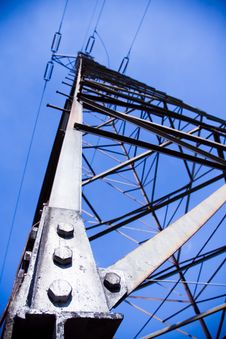 Silhouette Of Electricity Pylon And Blue Sky Royalty Free Stock Images Silhouette Of Electricity Pylon And Blue Sky Royalty Free Stock Images
