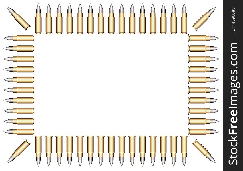 Frame of bullets is shown in the picture. Frame of bullets is shown in the picture.