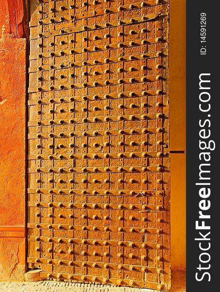 Texture on the gate of Lahore Fort. Texture on the gate of Lahore Fort.