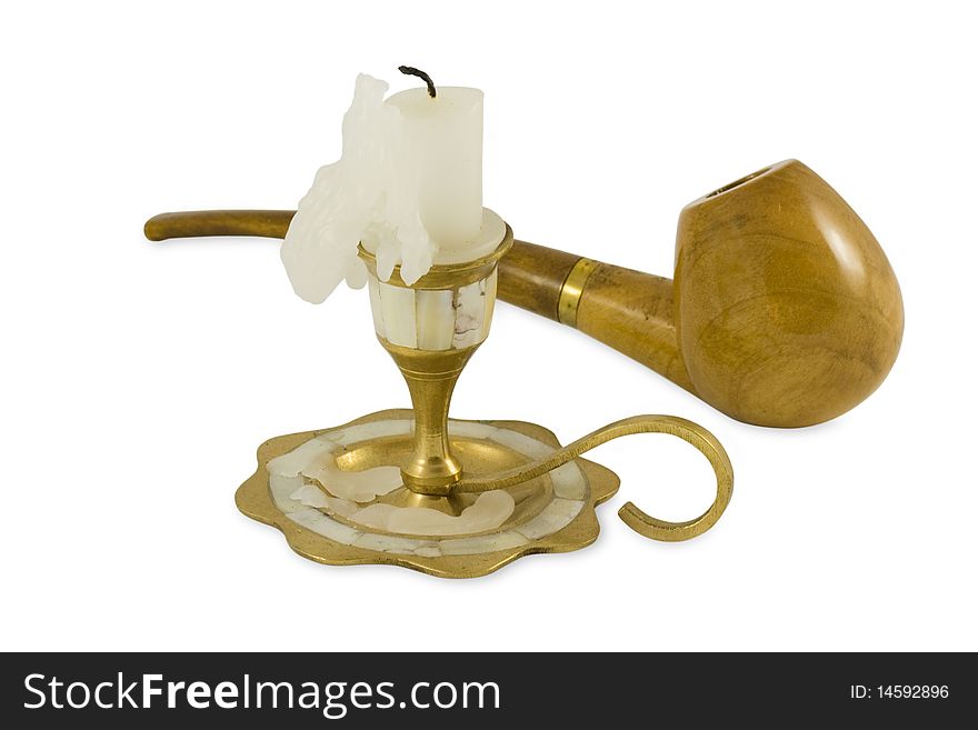 Candlestick And Pipe