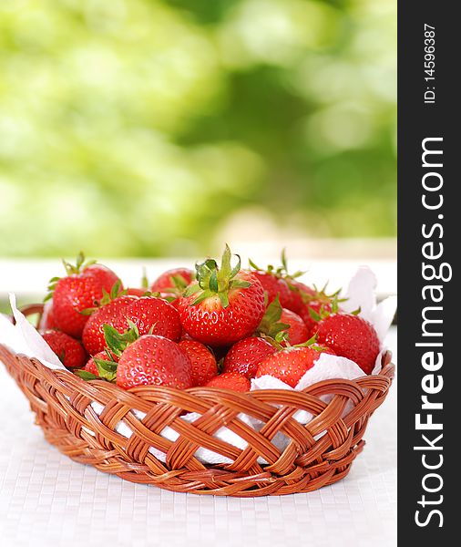 Fresh strawberry high resolution image