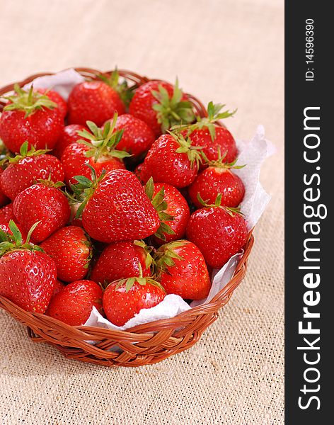 Fresh strawberries high resolution image