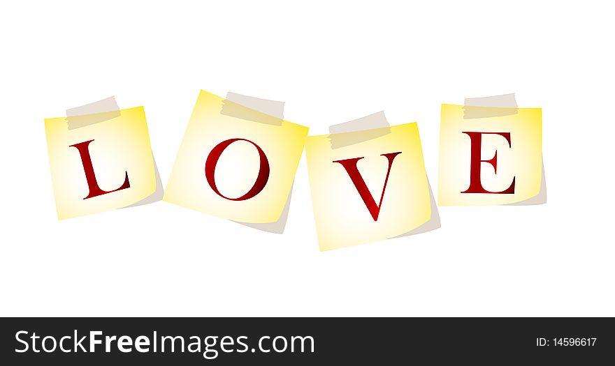 Valentine's Day Love Notebook Lettering
