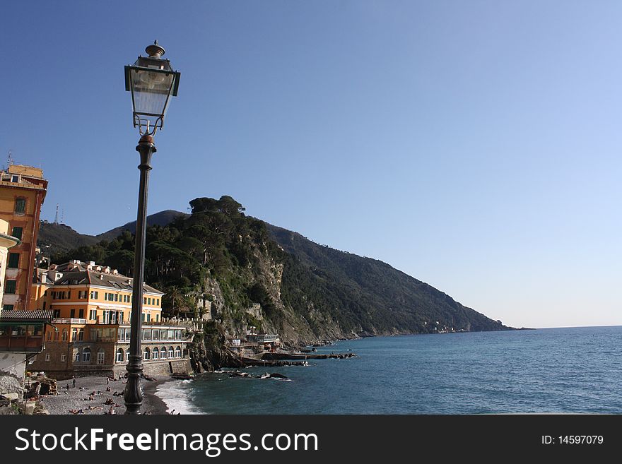 Camogli, north italy. wonderful sea. Camogli, north italy. wonderful sea