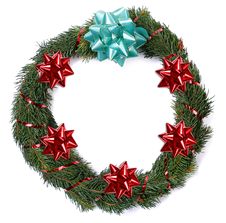Christmas Wreath Royalty Free Stock Photos Christmas Wreath Royalty Free Stock Photos