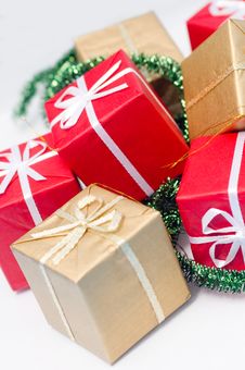 Pile Of Gifts Royalty Free Stock Images