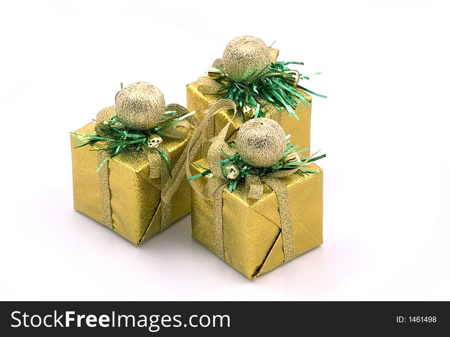 3 boxes of gold colored gift boxes. 3 boxes of gold colored gift boxes