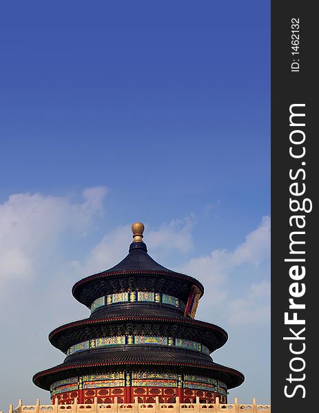 Temple of Heaven at Beijing city, China.