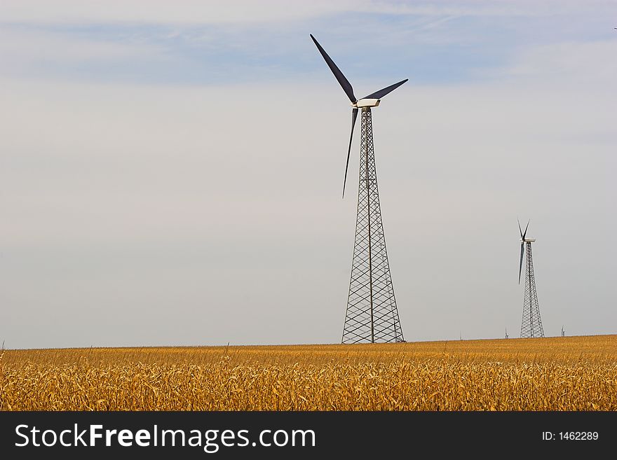 Wind Generators And Prairie