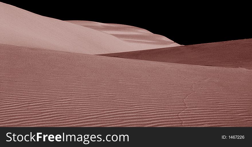 Toned Version of oceana sand dunes