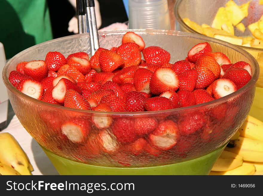 Bowl Of Strawberries