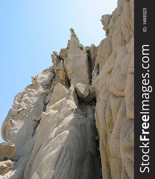 Rock formation on lover's beach in Los Cabos Mexico. Rock formation on lover's beach in Los Cabos Mexico