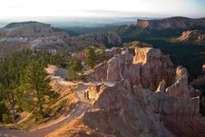 Walking Path In Bryce Canyon Stock Photo