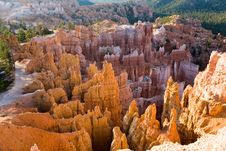 Bryce Canyon With Stone Formation Royalty Free Stock Photos Bryce Canyon With Stone Formation Royalty Free Stock Photos