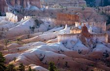 Bryce Canyon Hoodoos In The First Rays Of Sun Stock Photo Bryce Canyon Hoodoos In The First Rays Of Sun Stock Photo