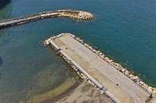 Sea Dam Royalty Free Stock Image Sea Dam Royalty Free Stock Image