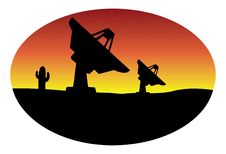 Satellite Dish Alien Stock Image Satellite Dish Alien Stock Image