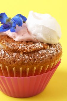 Miniature Cupcake With Meringue Stock Image Miniature Cupcake With Meringue Stock Image