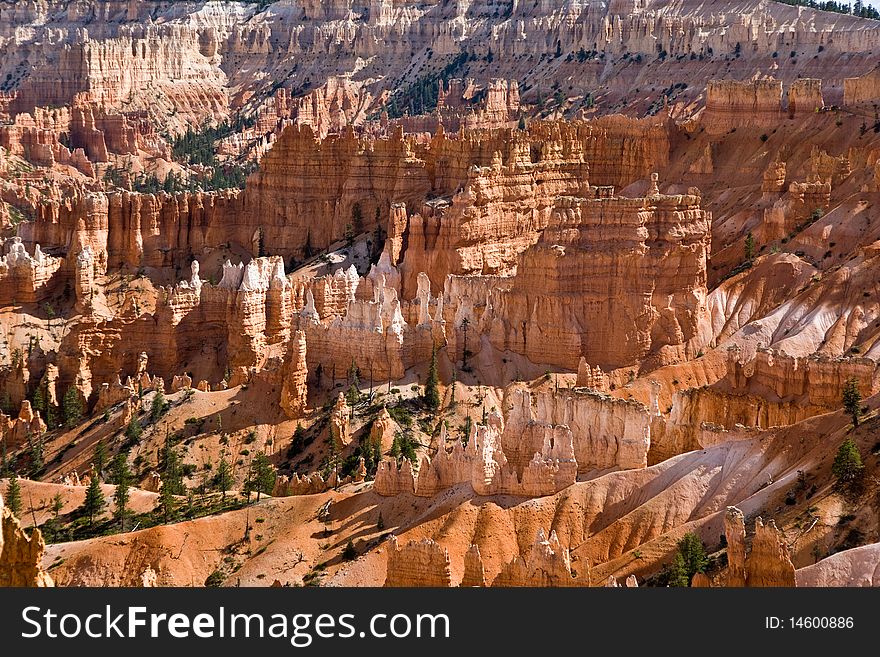Sandstone Formation In Bryce Canyon