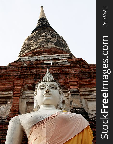 Pagoda of Thailand at Watmahathat. Pagoda of Thailand at Watmahathat