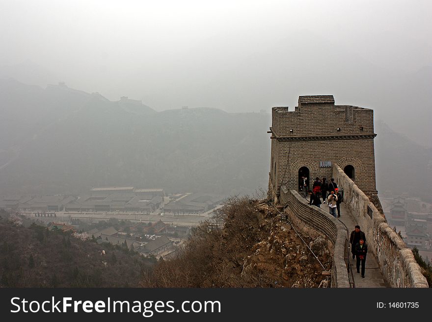 The great wall of China