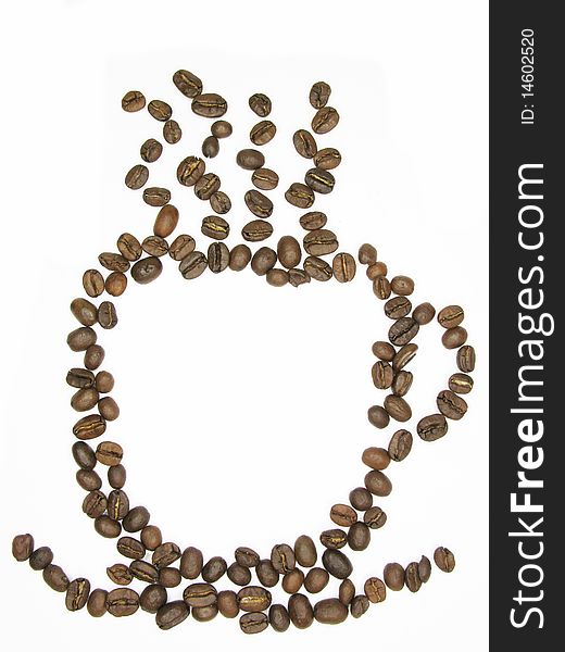 Coffee Beans Cup Shape
