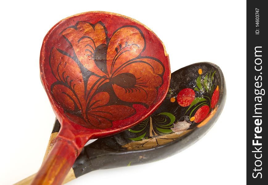 Russian wooden spoons