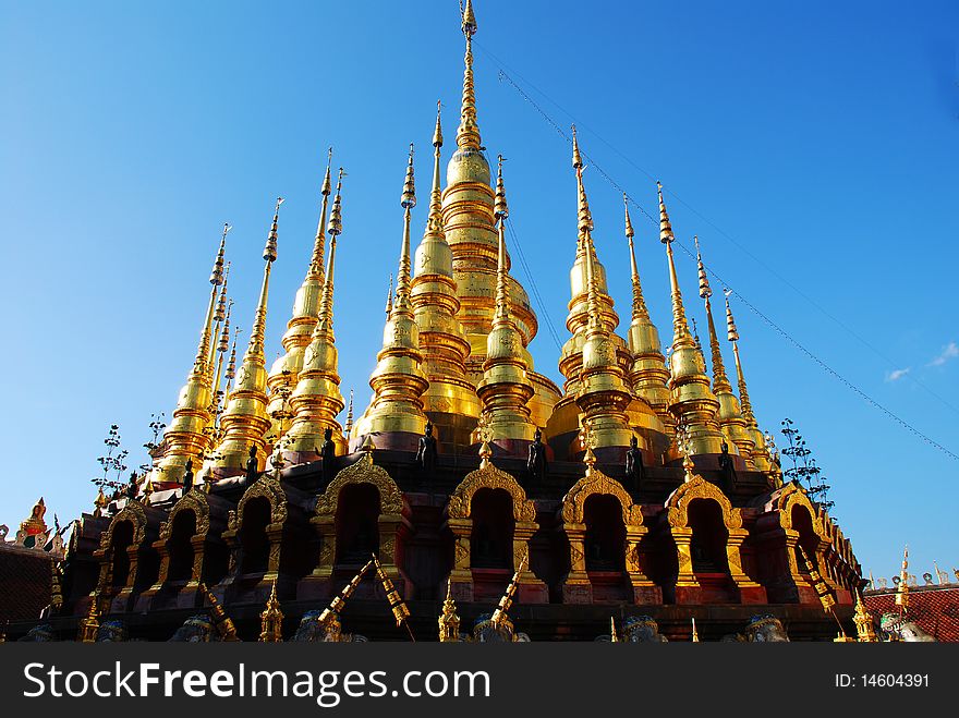 The ten direction pagoda at north Thailand. The ten direction pagoda at north Thailand.