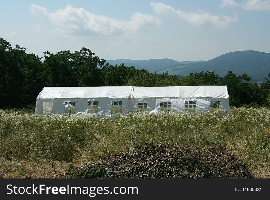 Tent In A Field