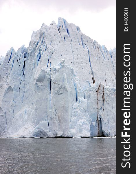 The Ice of Glacier Perito Moreno in Argentina. The Ice of Glacier Perito Moreno in Argentina