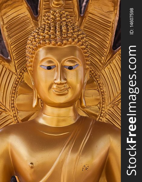 Gold Buddha With Nagas