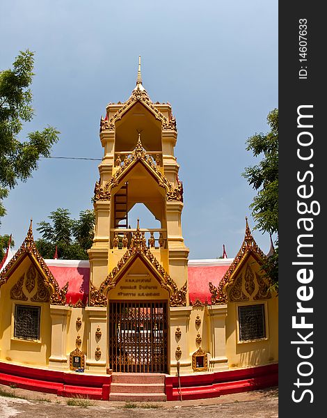 Beifry in the thai temple. Beifry in the thai temple