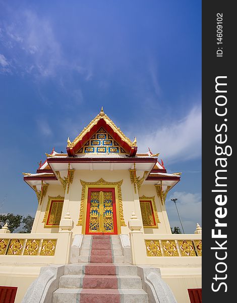 Buddhist church at Rayong Thailand