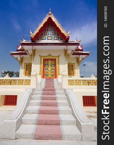 Buddhist church at Rayong Thailand